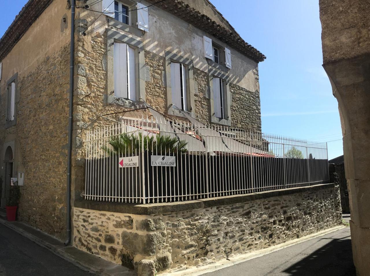La Cigaline Bed and Breakfast Laure-Minervois Exteriör bild